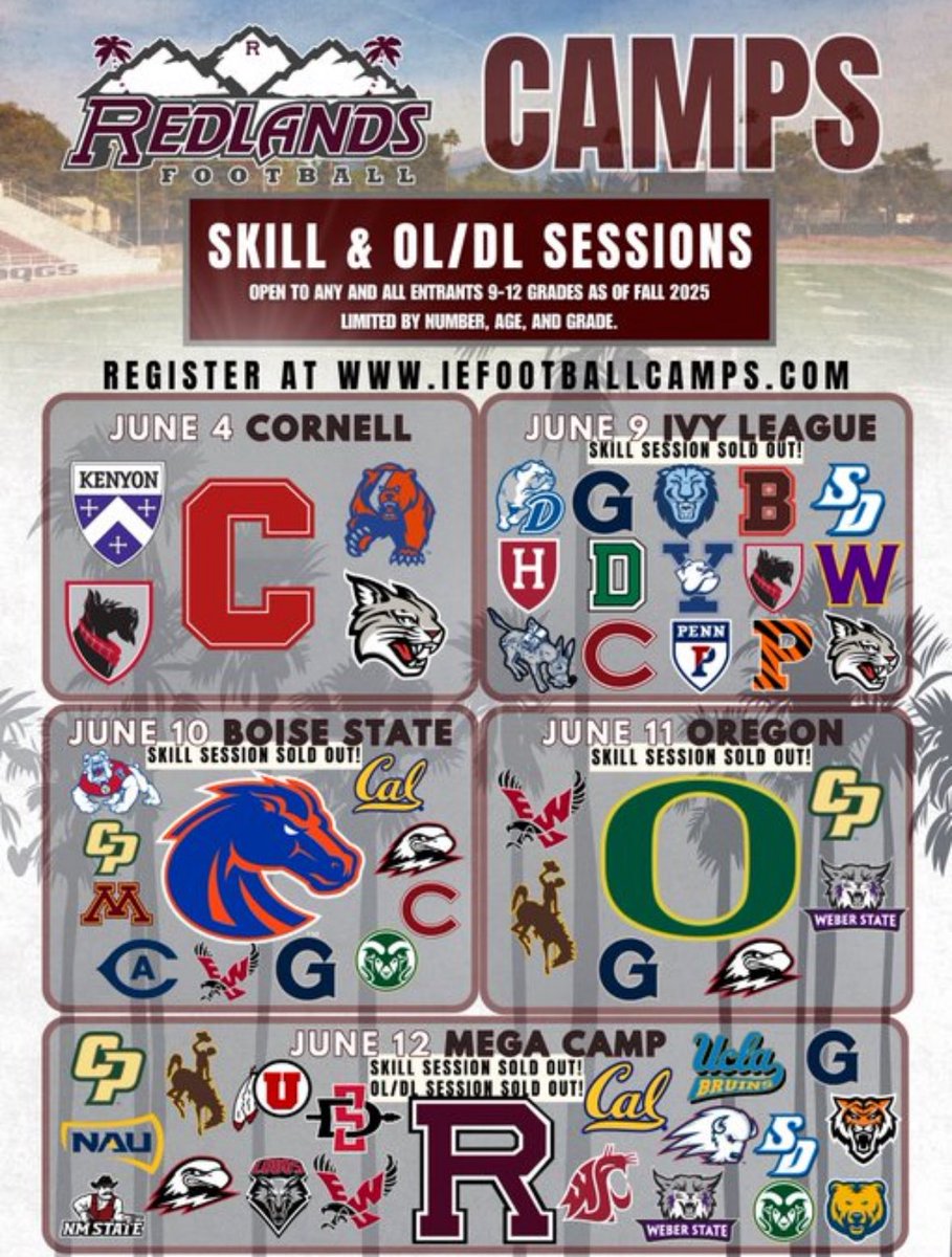 JacksonMaggiore's tweet photo. Excited to compete at the Redlands Ivy League Camp today June 9th! @David_Josephson @CoachDaft @Sean_Reeder @CoachJimmieD 
@CoachRamey_ @SVerbit @CoachDiedrick @feula94 @CoachJWood https://t.co/iePH55NATh