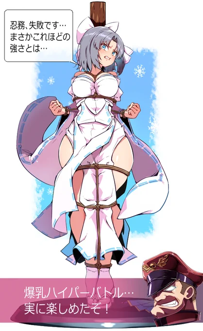 依頼品 シャドルー襲来! 雪泉陥落! 偉大なる脱衣ハイパー爆乳バトルアクションゲームのべがしん化依頼でありました。 この流れでまたドルウェブくんも擦っていこうかしら