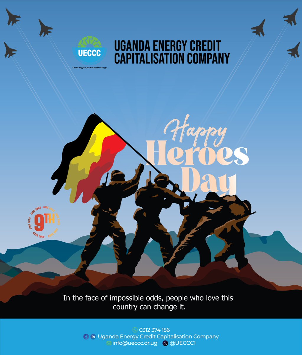 We pay tribute to the men and women who have shaped Uganda's history and future. May their heroism and sacrifice inspire us to build a country where we can all peacefully co-exist. Happy Heroes Day.
#HeroesDay25