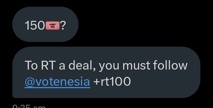 RT deal for #ENHYPEN | mcd

150 🎟️ 

💙 Follow <a href="/votenesia/">Votenesia</a>
💙 100 RTs and Likes on this twt 
💙 Drop proofs