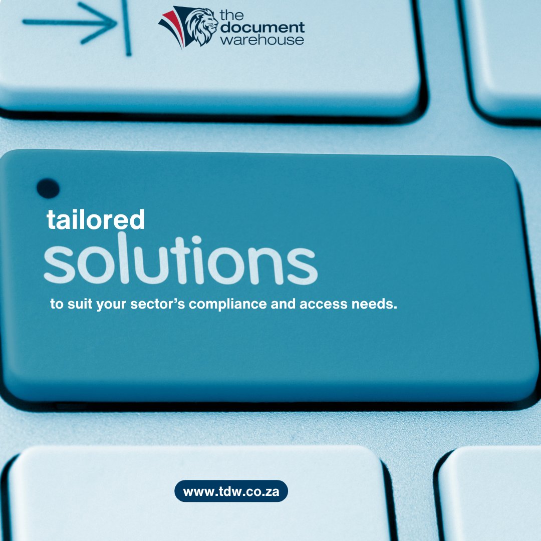 TDW_RSA's tweet image. Legal. Medical. Financial. TDW delivers tailored solutions to suit your sector’s compliance and access needs.

🔍 Discover document storage built for your business.
👉 Learn more: tdw.co.za

#TDW #SectorSolutions #BusinessArchiving #DocumentManagement #POPIA