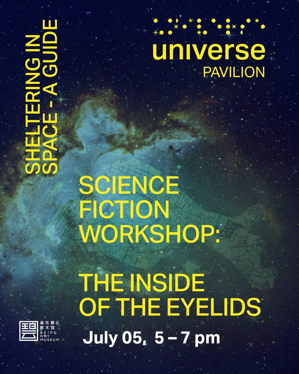 🛸 The Inside of the Eyelids è il titolo dello Science Fiction Workshop che si terrà sabato 5 luglio dalle 17:00 alle 19:00 presso FàBRICA 33 (5063 Calle Larga dei Boteri, Venezia).

Info ed iscrizioni: bit.ly/Universe-Pavil…