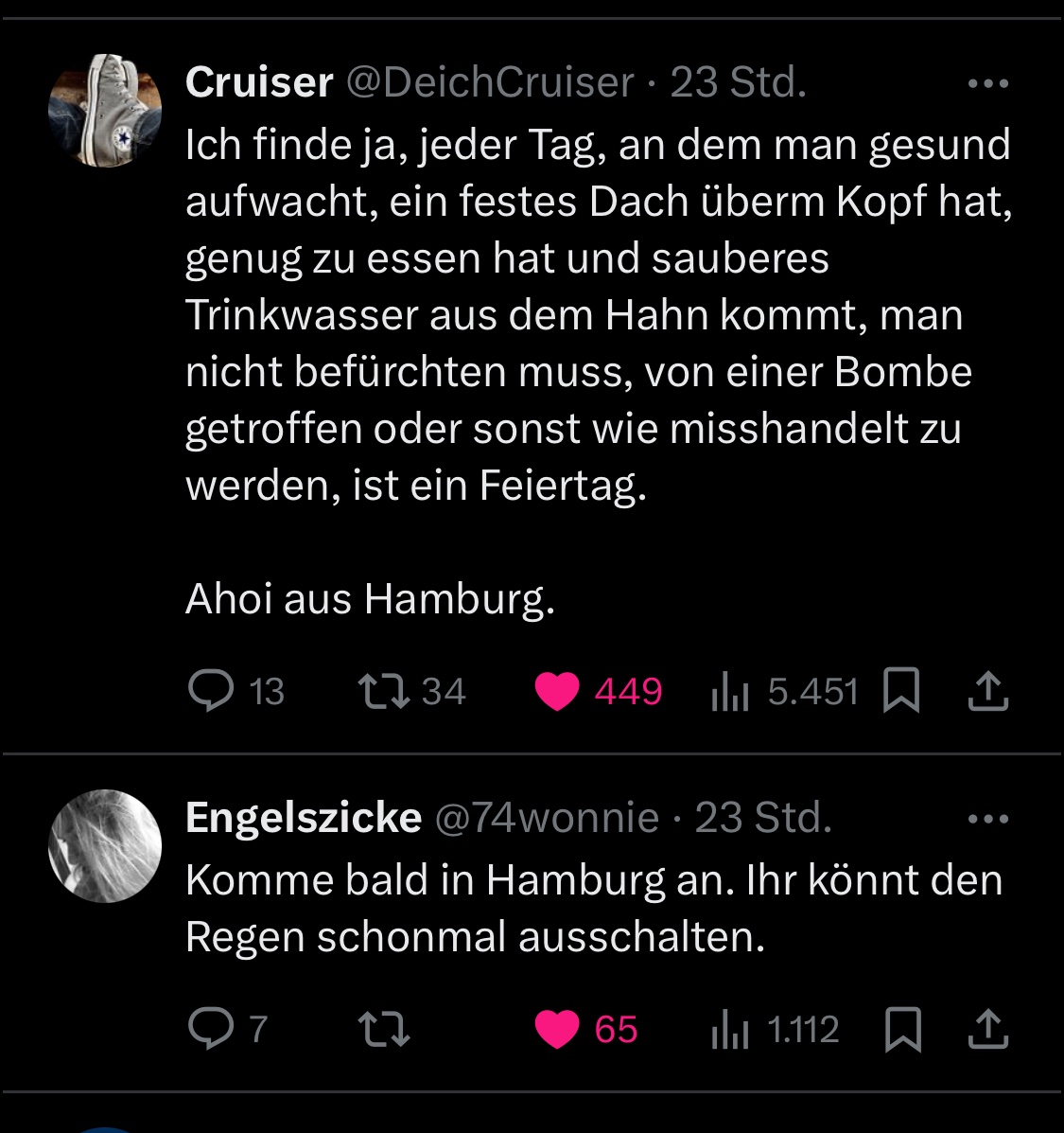 Weißte Bescheid, <a href="/DeichCruiser/">Cruiser</a> 😄, <a href="/74wonnie/">Engelszicke</a> ist am Start! Danke für das schöne #twittertreffen.