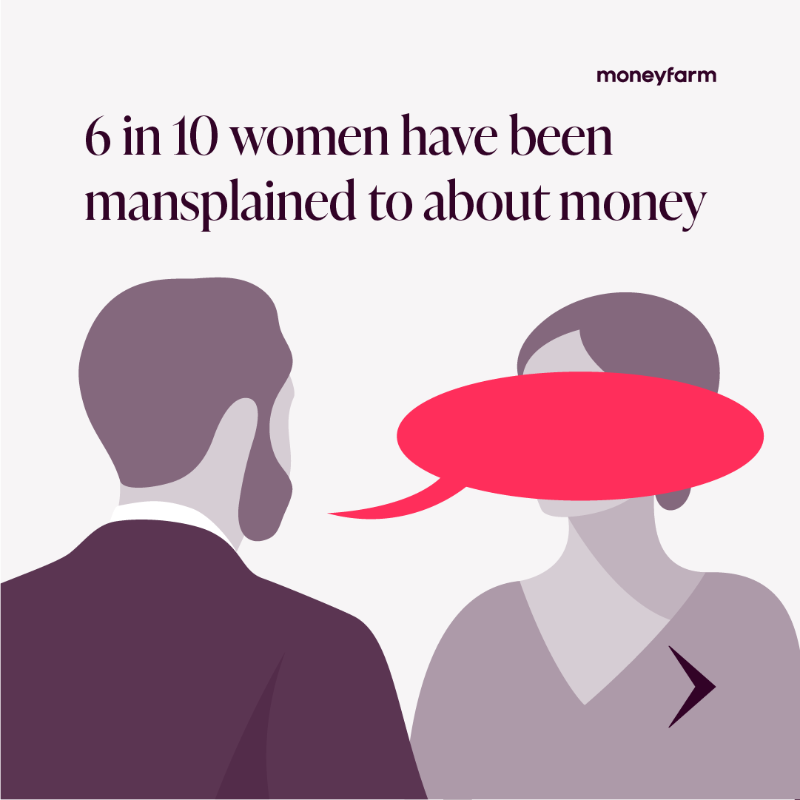 moneyfarmUK's tweet photo. Nearly 60% of British women say they’ve been mansplained to about money, with 62% being interrupted and talked over by a man who assumed they wouldn’t understand personal finance. Find out more in our latest research, now featured in the @FT: https://t.co/8g456gwvL1
