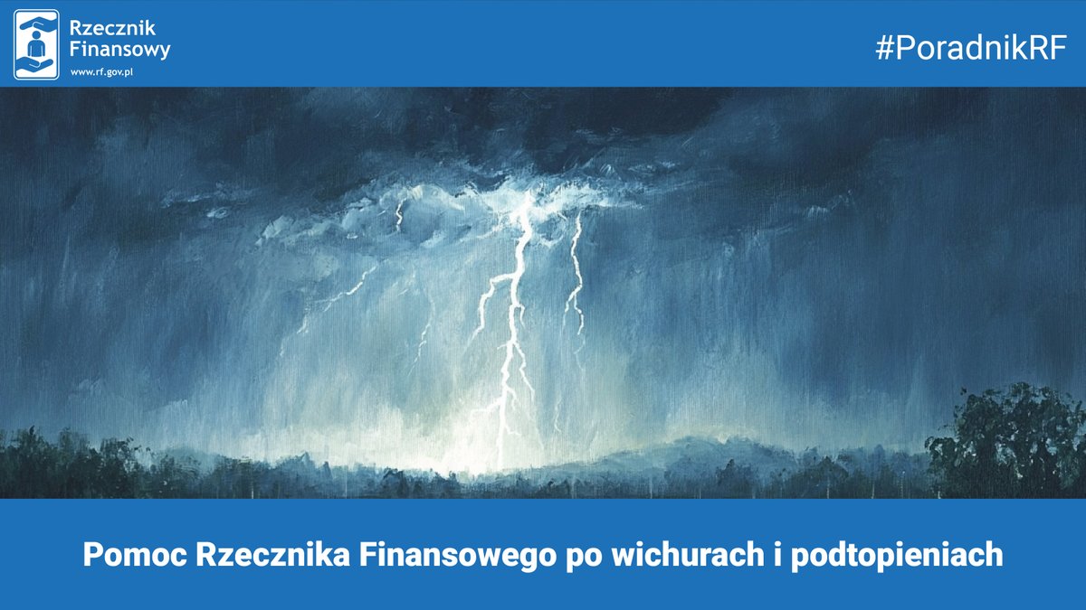 🌩️ Silne burze, ulewy i grad wyrządziły szkody w wielu regionach Polski.  RF oferuje wsparcie! 

📘 Poradnik "Odszkodowanie po wichurach" 
👉 tiny.pl/k6fqjjth

W przypadku pytań lub wątpliwości – skontaktuj się z naszymi ekspertami! 
Więcej na:👉rf.gov.pl/kontakt/