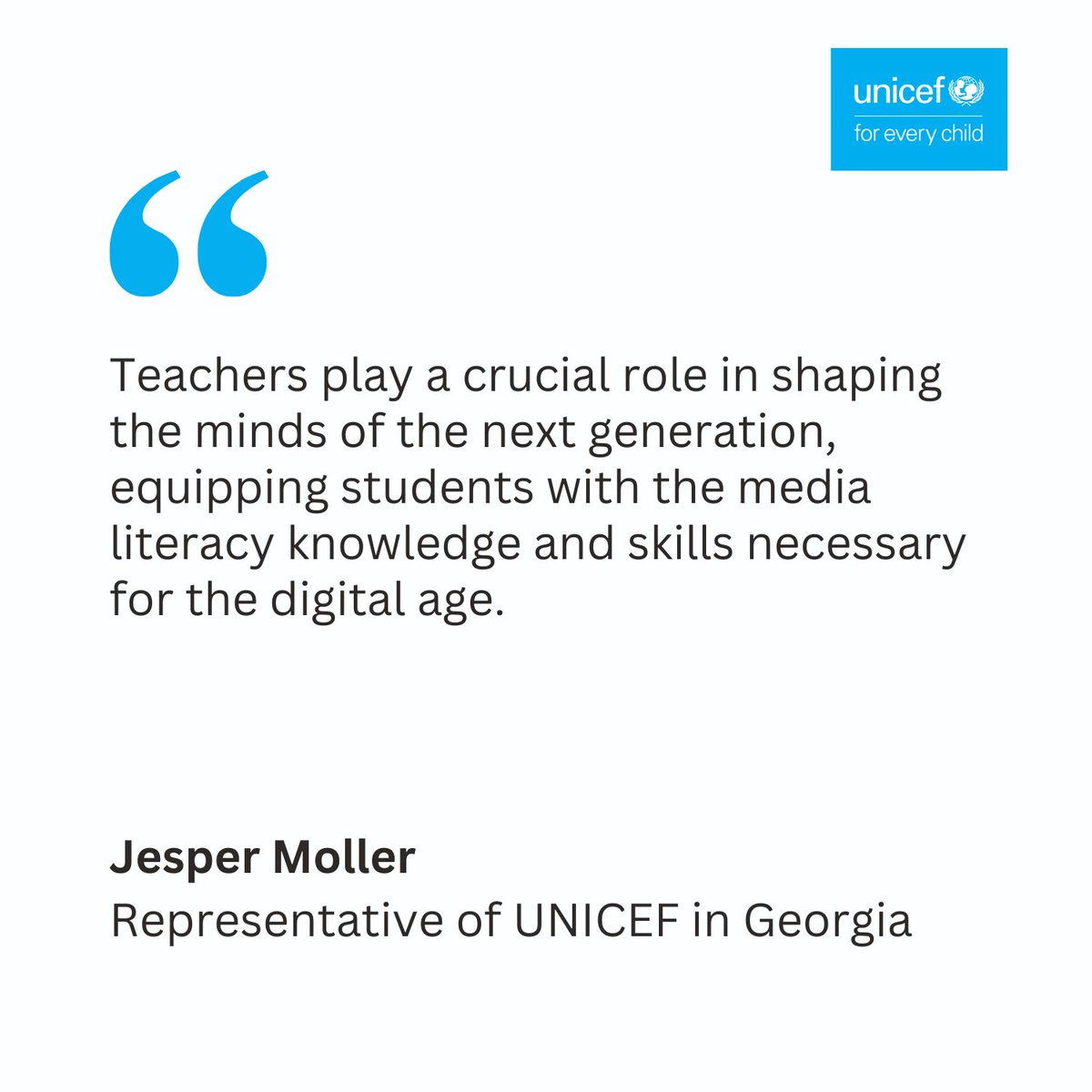 UNICEF Georgia (@unicefgeorgia) on Twitter photo Find out more about our collaboration with <a href="/comcomge/">კომუნიკაციების კომისია | Communications Commission</a> and the Ministry of #Education, Science and Youth to integrate #MediaLiteracy into formal education: shorturl.at/7ibXi Find out more about our collaboration with <a href="/comcomge/">კომუნიკაციების კომისია | Communications Commission</a> and the Ministry of #Education, Science and Youth to integrate #MediaLiteracy into formal education: shorturl.at/7ibXi