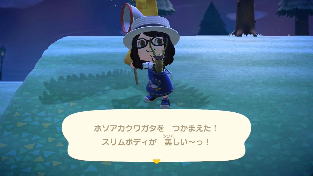 bluesuntwice's tweet photo. 明日はベンちゃんの誕生日なのでプレゼント準備であつ森プレイ。
もしさんの島にもお邪魔してお祈りや虫取り魚釣りを満喫しました🎵帰り際に勝手にドヤ🐟️報告してたら、急にもしさんが動き出して構って下さり、ワタクシ照れまくりながら帰りました🥰ありがとうございました💖島訪問楽しかった〜✨️ https://t.co/XEg4F3Hlfo