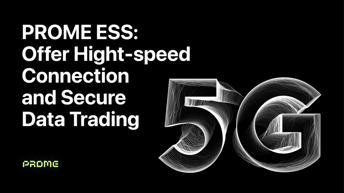 PROME_En's tweet photo. I hear you asking: why does a power storage device need 5G?
Answer: it needs 5G because it's not just a power storage device - at PROME, we manufacture bespoke, all-in-one energy storage and trading solutions for both your electricity and your data.
#PROME #blockchain #AI https://t.co/qRBw2751dT