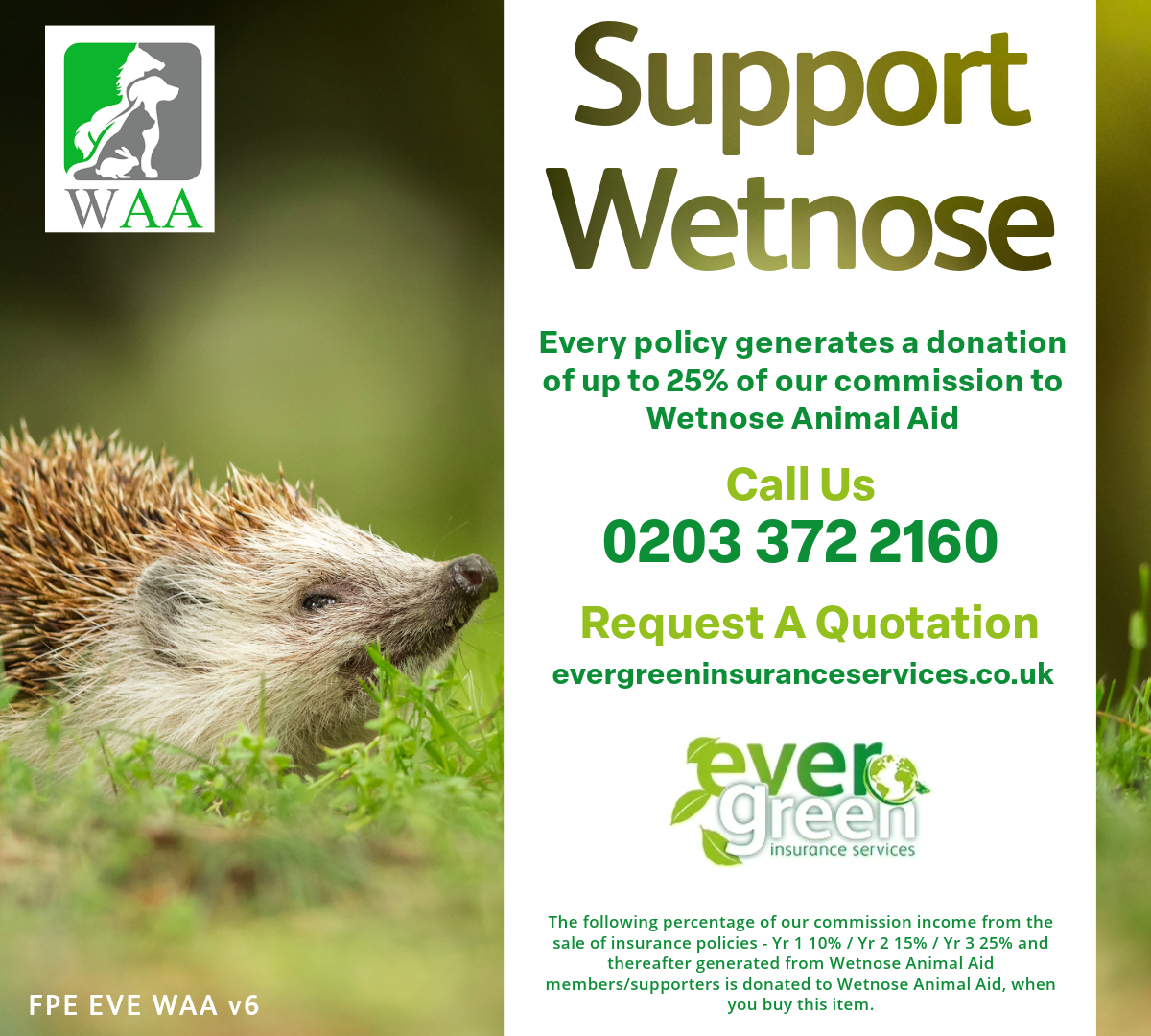 Evergreen Insurance Services (@ethical_ins) on Twitter photo This June, support <a href="/WetnoseDay/">Wetnose Animal Aid</a> by taking out a policy with Evergreen! Funding rescue centres and giving animals in need a brighter future. 🐾❤️ #WetnoseAid #AnimalRescueSupport #HelpingRescues #EvergreenSupports This June, support <a href="/WetnoseDay/">Wetnose Animal Aid</a> by taking out a policy with Evergreen! Funding rescue centres and giving animals in need a brighter future. 🐾❤️ #WetnoseAid #AnimalRescueSupport #HelpingRescues #EvergreenSupports