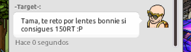 Mi amix @HolosTarget me reto por los Lentes Bonnie si consig 150 RT en esta publicacion, me podrias ayudar con tu rt? uwu