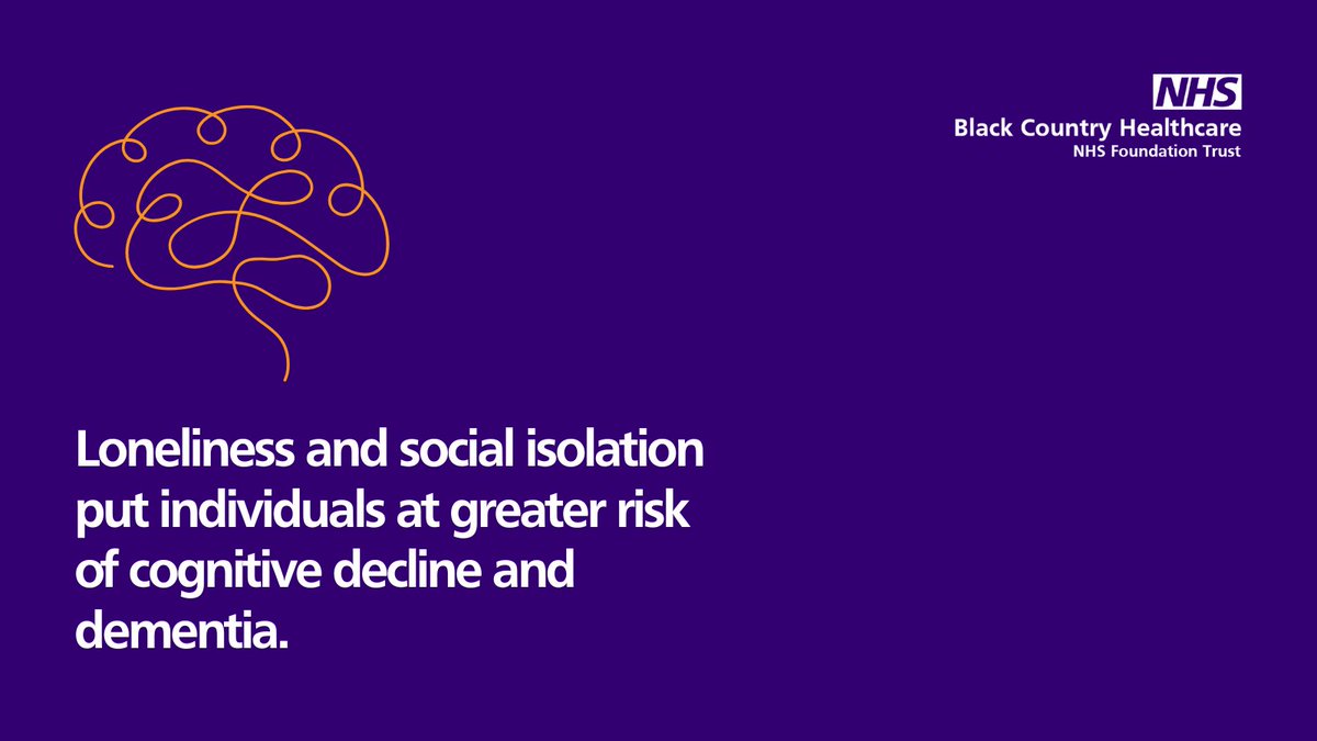 BCHFT - Black Country Healthcare Foundation Trust (@blackcountrynhs) on Twitter photo Loneliness can be as harmful as smoking 15 cigarettes a day.
It’s linked to depression, anxiety, heart disease, and more - but you don’t have to face it alone.
Need support in the Black Country?
📧 bchft.letstalk@nhs.net
📞 01922 608500 / 01922 922443
#LonelinessAwarenessWeek Loneliness can be as harmful as smoking 15 cigarettes a day.
It’s linked to depression, anxiety, heart disease, and more - but you don’t have to face it alone.
Need support in the Black Country?
📧 bchft.letstalk@nhs.net
📞 01922 608500 / 01922 922443
#LonelinessAwarenessWeek