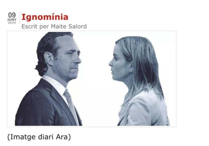 És una ignomínia abandonar la llengua pròpia, va dir Antoni M. Alcover. Ignominiós és el pacte que la presidenta Prohens ha subscrit amb VOX per aprovar el pressupost d’enguany i en el qual la nostra llengua ha tornat a ser moneda de canvi. maitesalord.cat/2025/06/09/ign…