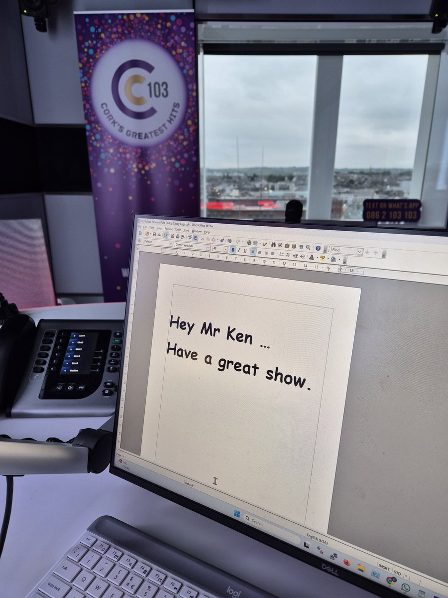 Nice way to start the day and week <a href="/C103Cork/">C103</a> 😃