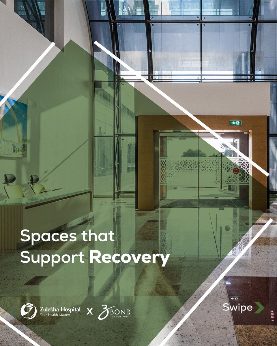 BondInteriors's tweet photo. Our healthcare designs create environments that support both patient comfort and medical efficiency. 

At Bond Interiors, we focus on making spaces that promote healing. 🌿✨ 

#healthcareprojects #patientcare #recoveryspaces https://t.co/pEfjyH0MO3