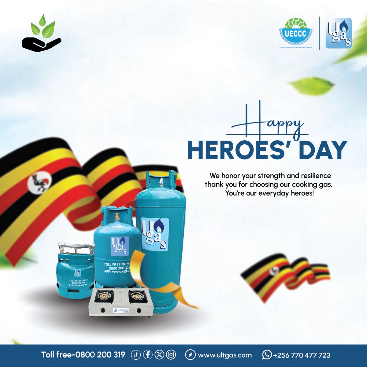 Honoring the heroes in every home this Heroes Day. 🔥💛 Thank you for cooking with us—today and always. #HeroesDay #ugas #UCEL #safecooking #cleanenergy