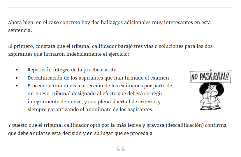ADPSE_'s tweet image. ‼️Atención aspirantes y miembros de #tribunales de #ProcesosSelectivos

El anonimato en las #oposiciones SÍ importa: Principios de #seguridadjurídica y de #igualdad en la aplicación de la #Ley

➡️delajusticia.com/2025/06/09/el-…  @kontencioso 

#opositores #OPE #convocatoria #TS #Supremo