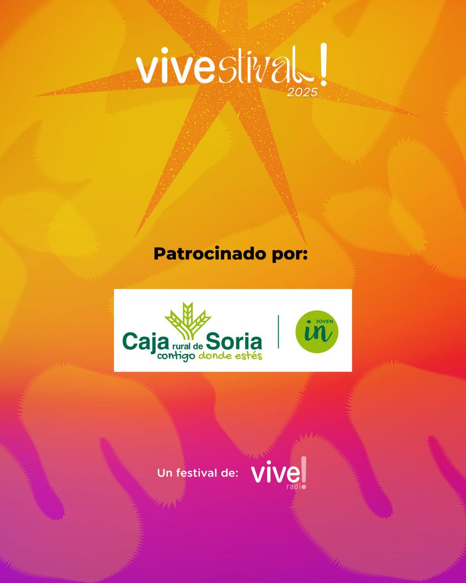 Vivestival (@vivestival) on Twitter photo 🤠📺 Hoy lunes, 9 de junio tienes una cita con la semifinal soriana de Vivestival!, el festival de música emergente de #ViveRadio, en La 8 Soria (<a href="/la8soria/">La 8 Soria</a>).
👉🏼✨ Conoce de cerca a Inés del Río y Pared con Pared gracias a las conexiones con el backstage y descubre su música. 🤠📺 Hoy lunes, 9 de junio tienes una cita con la semifinal soriana de Vivestival!, el festival de música emergente de #ViveRadio, en La 8 Soria (<a href="/la8soria/">La 8 Soria</a>).
👉🏼✨ Conoce de cerca a Inés del Río y Pared con Pared gracias a las conexiones con el backstage y descubre su música.