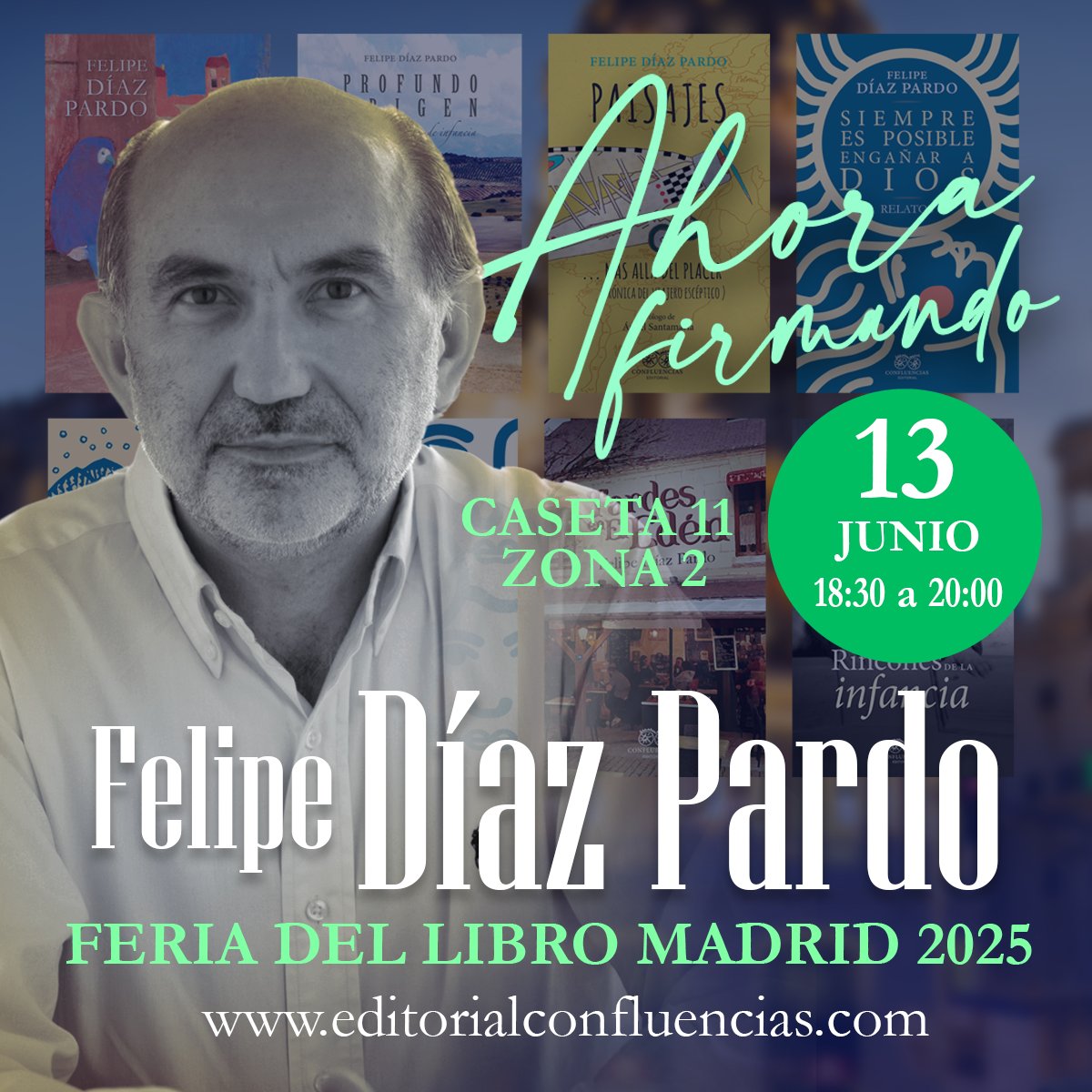Mañana viernes 13 de 18:30 a 20:00 h. 
editorialconfluencias.com/producto/tarde…