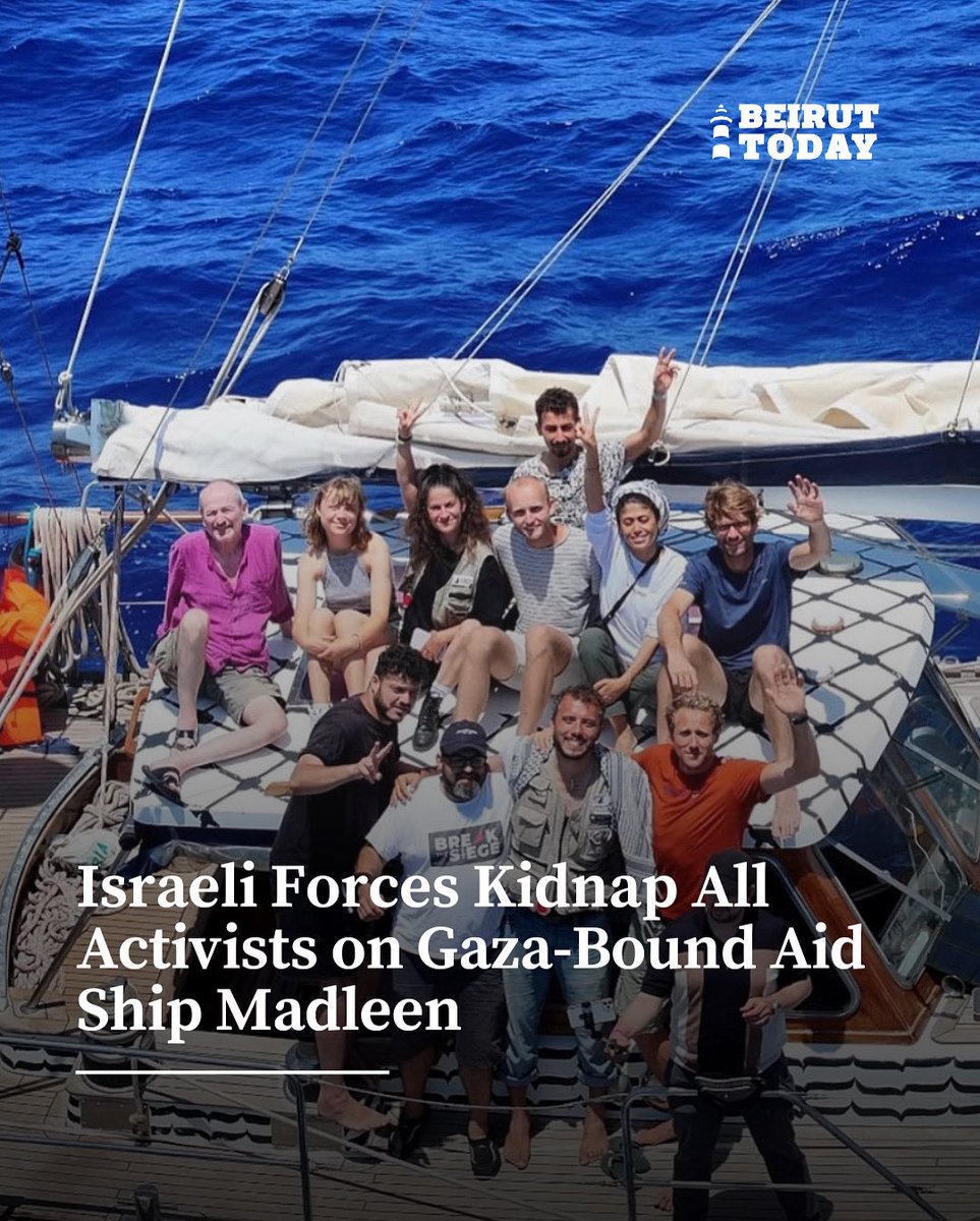 Gaza-bound aid ship Madleen, carrying Greta Thunberg, was intercepted by Israel in international waters. Activists say drones and chemical spray were used before they were detained. In a pre-recorded message, Thunberg said they were being “kidnapped” by Israeli forces.