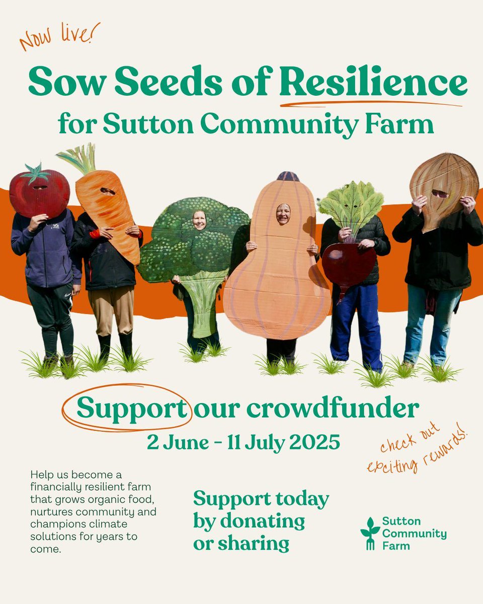 Community Action Sutton (@comactionsutton) on Twitter photo Sutton Community Farm, London's only community-owned organic fruit and vegetable farm need your support to continue its vital work training future farmers & building climate resilience in the local area.
Support their campaign here buff.ly/yLWSkAu
<a href="/SuttonFarm/">Sutton Community Farm</a> Sutton Community Farm, London's only community-owned organic fruit and vegetable farm need your support to continue its vital work training future farmers & building climate resilience in the local area.
Support their campaign here buff.ly/yLWSkAu
<a href="/SuttonFarm/">Sutton Community Farm</a>