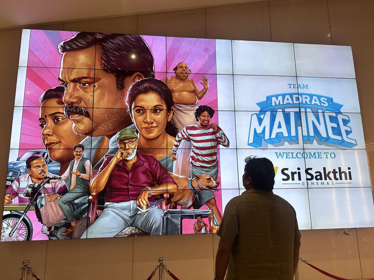 Vi$wa (@v1swa_offl) on Twitter photo <a href="/kaalivenkat/">kaalivenkat</a> sir nails every emotion! 💯🥹 ! Unique concept, soulful storytelling a must-watch! ♥️👏🏻
Shows getting increased ! 📈💥 Family audience surely loves this movie ! ❤️🔥
#MadrasMatinee
in.bookmyshow.com/movies/chennai… <a href="/kaalivenkat/">kaalivenkat</a> sir nails every emotion! 💯🥹 ! Unique concept, soulful storytelling a must-watch! ♥️👏🏻
Shows getting increased ! 📈💥 Family audience surely loves this movie ! ❤️🔥
#MadrasMatinee
in.bookmyshow.com/movies/chennai…