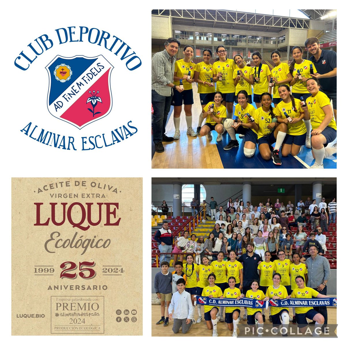 🏀SUBCAMPEONAS

¡No pudo ser! Nuestro equipo de Baloncesto Infantil AOVE LUQUE ECOLÓGICO CD Alminar Esclavas “A”* se ha proclamado *SUBCAMPEON* de los Juegos Deportivos Municipales tras caer derrotado 31-17 ante Bética Mudarra. 
¡Gran partido de las nuestras!
