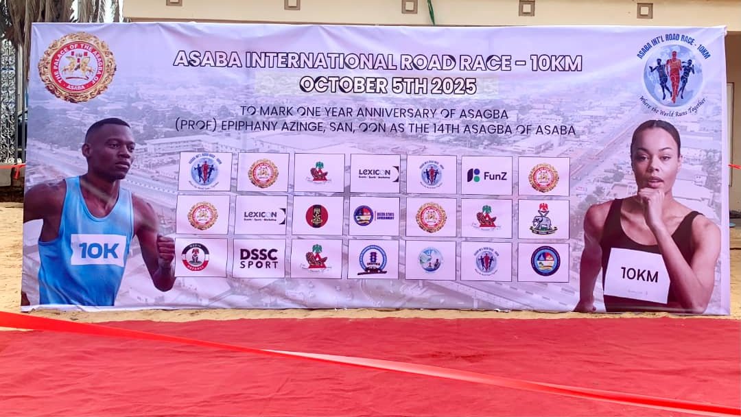 ProfEAzinge's tweet photo. 1/3
THE ASABA INTERNATIONAL ROAD RACE - 10km (5th Oct., 2025)

PRIZE MONEY:
FOREIGN ATHLETES ($)

   MALE.        FEMALE 
1)$5K.           $5K
2)$3K.           $3K
3)$1K.           $1K https://t.co/73c4d7iYth