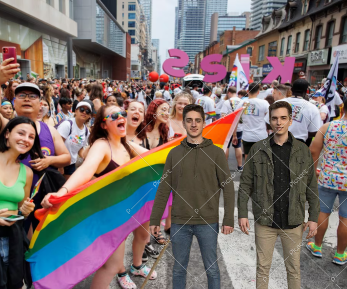 drannythinker's tweet photo. oh look who i bumped into at pride today... https://t.co/2NTaMZt5HA