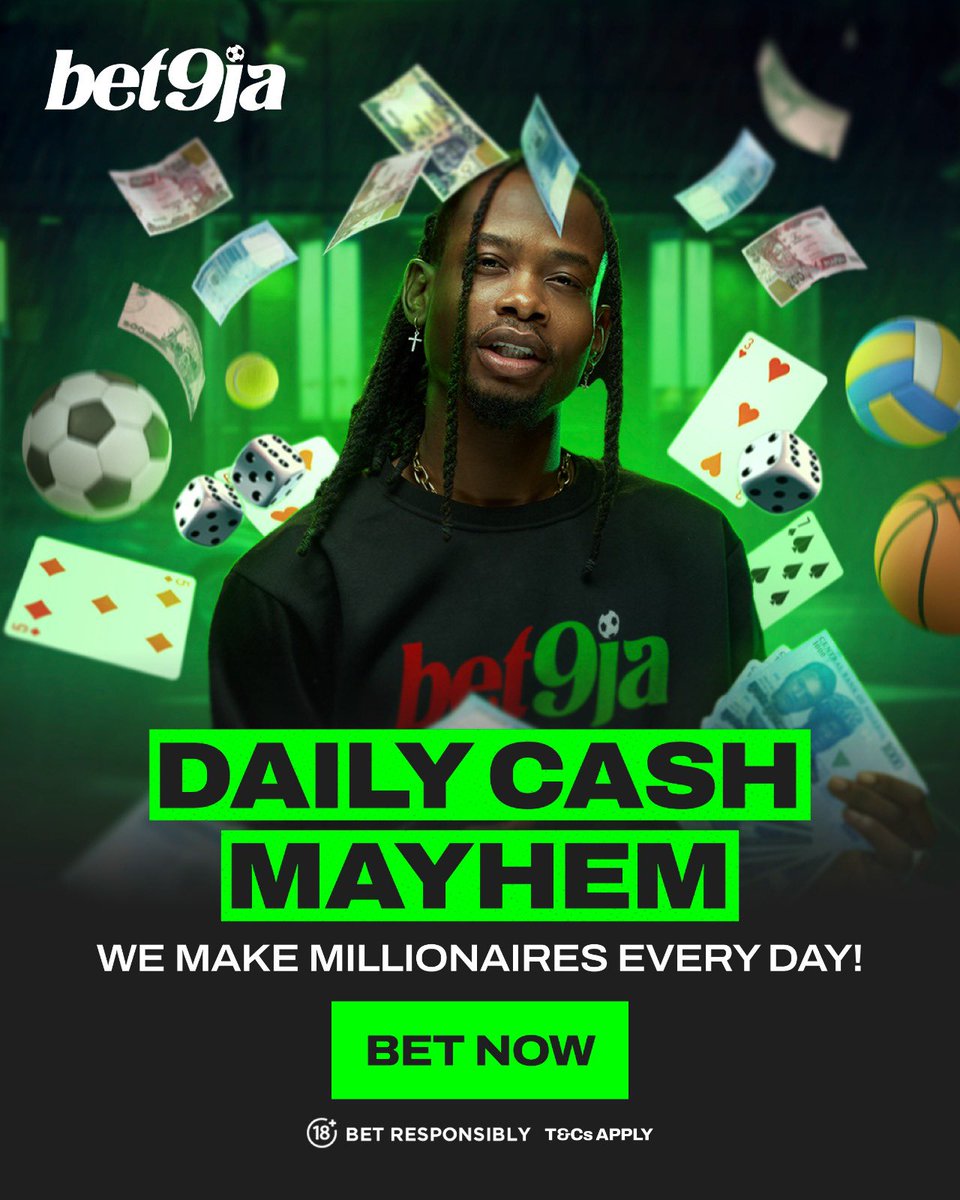 Maxisessytips⚽️🏀🎾 (@maxisessytips) on Twitter photo Sure odds with <a href="/Bet9jaOfficial/">Bet9ja: The home of #betBOOM! 💣</a> 🚨
2 odds : 33CQ9LM
40 odds : 33CQC2G
Telegram ➡️ t.me/flyingtothemack
#Bet9jaCode
#bet9jacodes Sure odds with <a href="/Bet9jaOfficial/">Bet9ja: The home of #betBOOM! 💣</a> 🚨
2 odds : 33CQ9LM
40 odds : 33CQC2G
Telegram ➡️ t.me/flyingtothemack
#Bet9jaCode
#bet9jacodes