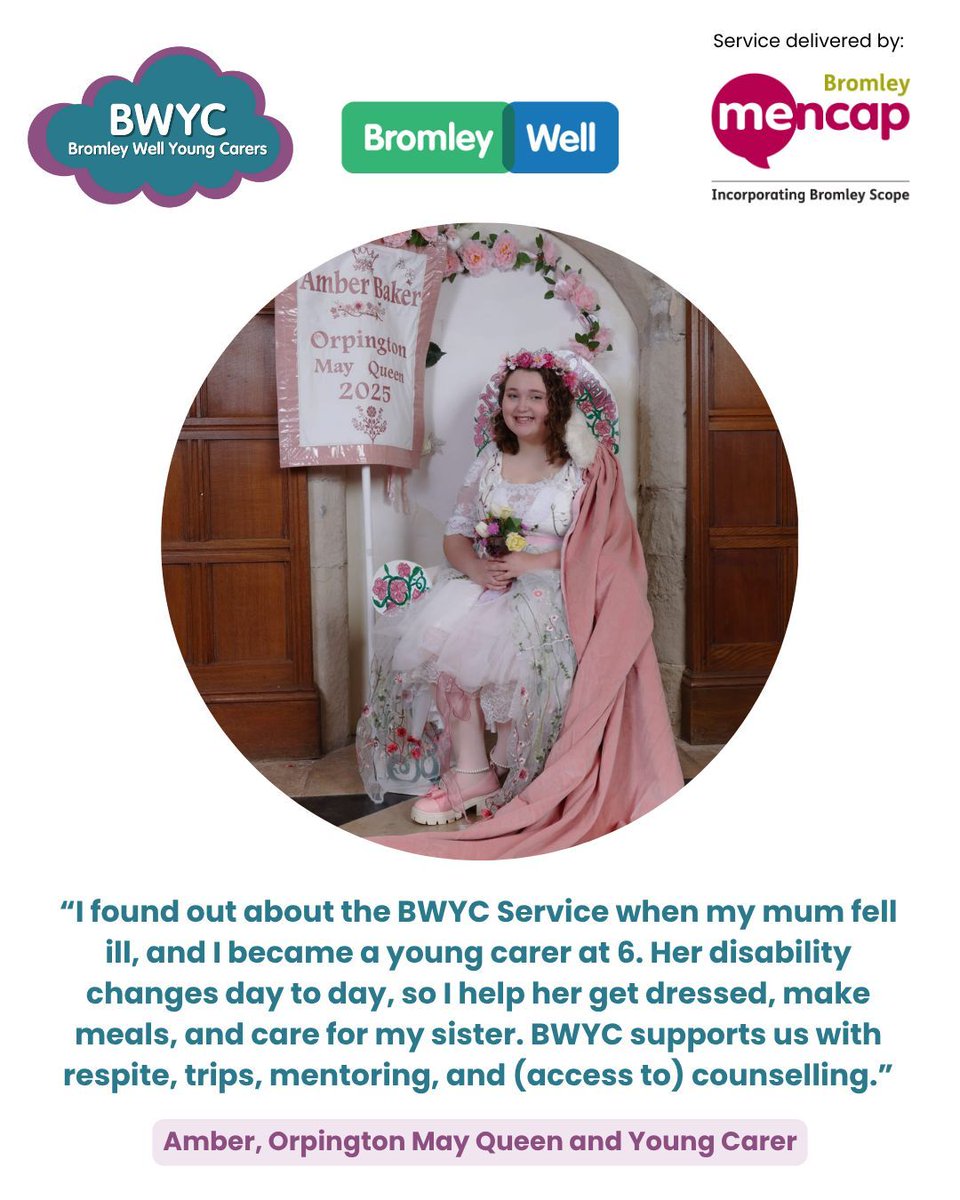 Bromley Mencap (@bromleymencap) on Twitter photo This #CarersWeek, we’re proud to support those who support others!
Bromley Mencap delivers Young Carers and Mutual Carers Services on behalf of <a href="/BromleyWell/">Bromley Well</a> offering advice, peer support and activities to help carers thrive:
Find out more: bromleywell.org.uk/our-services/ This #CarersWeek, we’re proud to support those who support others!
Bromley Mencap delivers Young Carers and Mutual Carers Services on behalf of <a href="/BromleyWell/">Bromley Well</a> offering advice, peer support and activities to help carers thrive:
Find out more: bromleywell.org.uk/our-services/