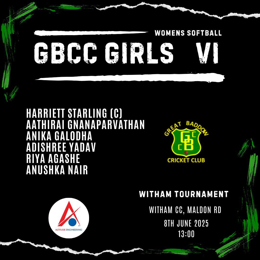 Great Baddow CC tweet media