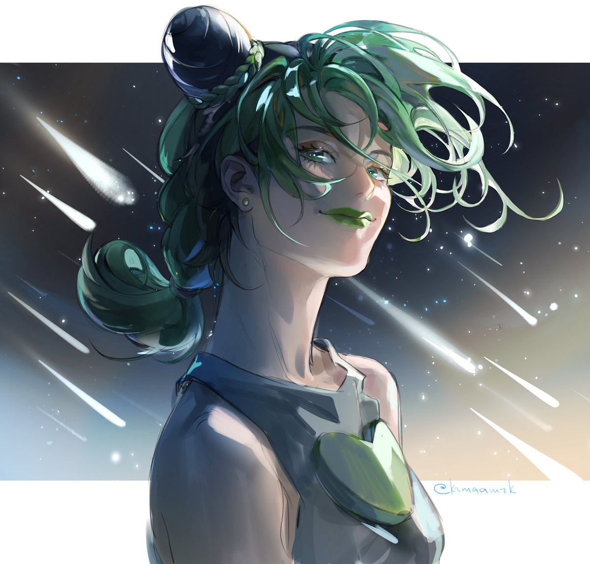 a very needed redraw of an old jolyne doodle to soothe my heart and soul bc I dislike the original so much (I’m really sorry girl) it has lived in my head rent free since 2021