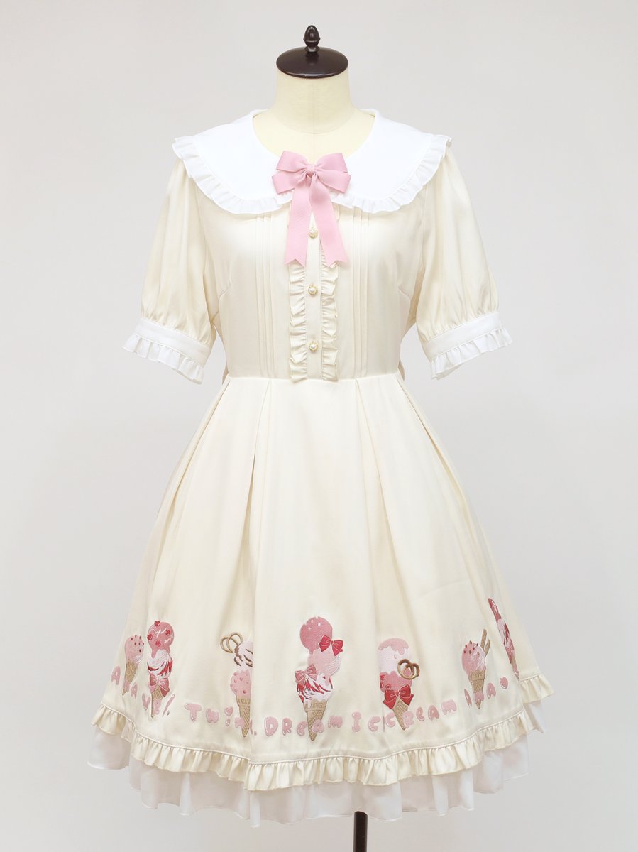 アマベル Melty Ice cream ワンピース　グリーン ♥Coming soon Item♥Part1 ＊Melty Ice cream ワンピース(近日販売