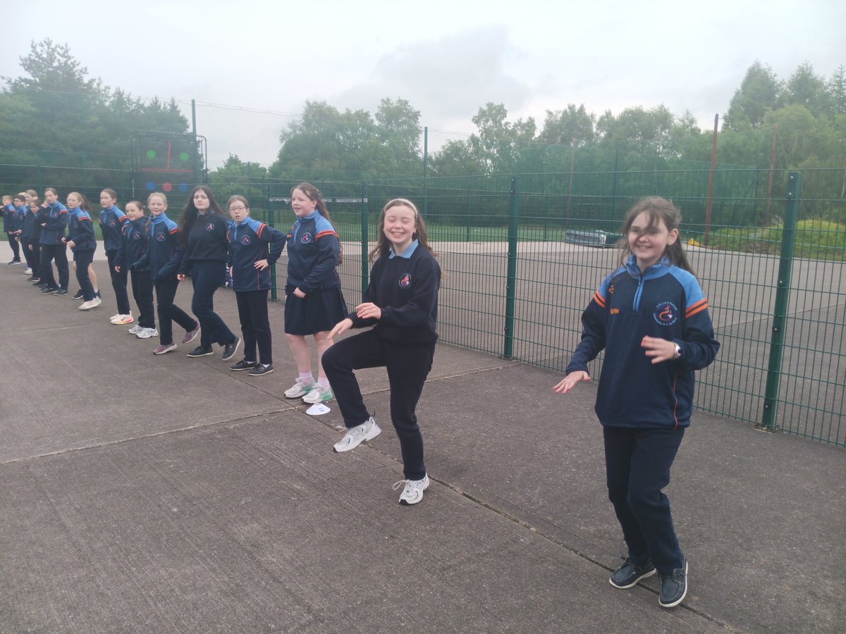 Our Active Week got off to a great start with the 9@9 led by our Active Schools Committee!