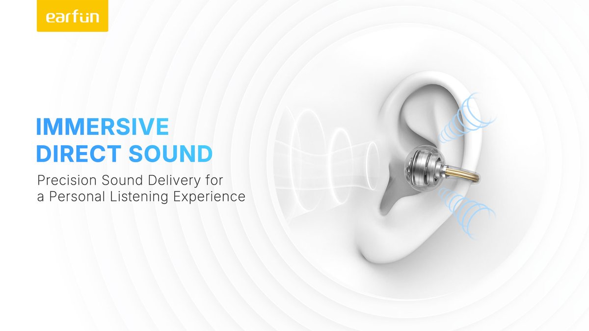EarFun Official (@earfunaudio) on Twitter photo ๐ง Precision Direct Sound. Pure enjoyment. Privacy protected โ even with open-ear design.
๐ฅ 30% OFF Early Bird โ b.link/tzs41sii
#EarFunClip #PrecisionSound #PrivacyProtected #ClipOnAndGo ๐ง Precision Direct Sound. Pure enjoyment. Privacy protected โ even with open-ear design.
๐ฅ 30% OFF Early Bird โ b.link/tzs41sii
#EarFunClip #PrecisionSound #PrivacyProtected #ClipOnAndGo