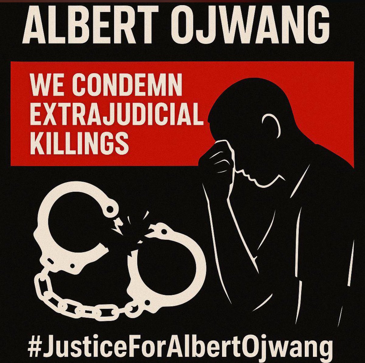 Justice is yet to be served to the hundreds we’ve lost so far in the hands of this rogue regime and they think it is best to keep adding to the number. I weep for my country.

We refuse to get used to this!

#JusticeForAlbertOjwang