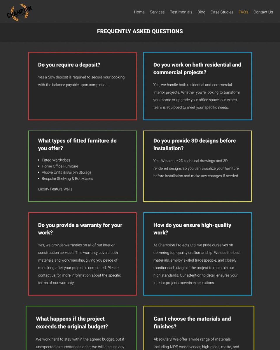 champ_projects's tweet photo. Got any questions? Visit our helpful FAQ page to discover all you need to know about our home improvement services.
https://t.co/mql7PaSDZV
☎️01202 656889
📧sales@championprojects.co.uk
🖥️https://t.co/jRHwuvO3ld https://t.co/aT5NHSNeLE