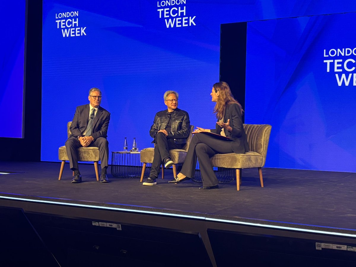 Russ Shaw CBE (@russshaw1) on Twitter photo A great discussion is underway at the opening of <a href="/LDNTechWeek/">London Tech Week</a> with <a href="/Keir_Starmer/">Keir Starmer</a> <a href="/10DowningStreet/">UK Prime Minister</a> with Jensen Huang <a href="/nvidia/">NVIDIA</a> and Poppy Gustafsson - <a href="/GlobalTechAdv/">Global Tech Advocates</a> <a href="/TechLondonAdv/">Tech London Advocates</a> <a href="/UKTechAdv/">UK Tech Advocates</a> <a href="/SciTechgovuk/">Department for Science, Innovation and Technology</a> #WheresRuss 2 A great discussion is underway at the opening of <a href="/LDNTechWeek/">London Tech Week</a> with <a href="/Keir_Starmer/">Keir Starmer</a> <a href="/10DowningStreet/">UK Prime Minister</a> with Jensen Huang <a href="/nvidia/">NVIDIA</a> and Poppy Gustafsson - <a href="/GlobalTechAdv/">Global Tech Advocates</a> <a href="/TechLondonAdv/">Tech London Advocates</a> <a href="/UKTechAdv/">UK Tech Advocates</a> <a href="/SciTechgovuk/">Department for Science, Innovation and Technology</a> #WheresRuss 2
