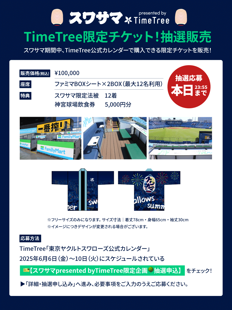 非売品 ヤクルトスワローズ スワサマ 限定 法被 未開封