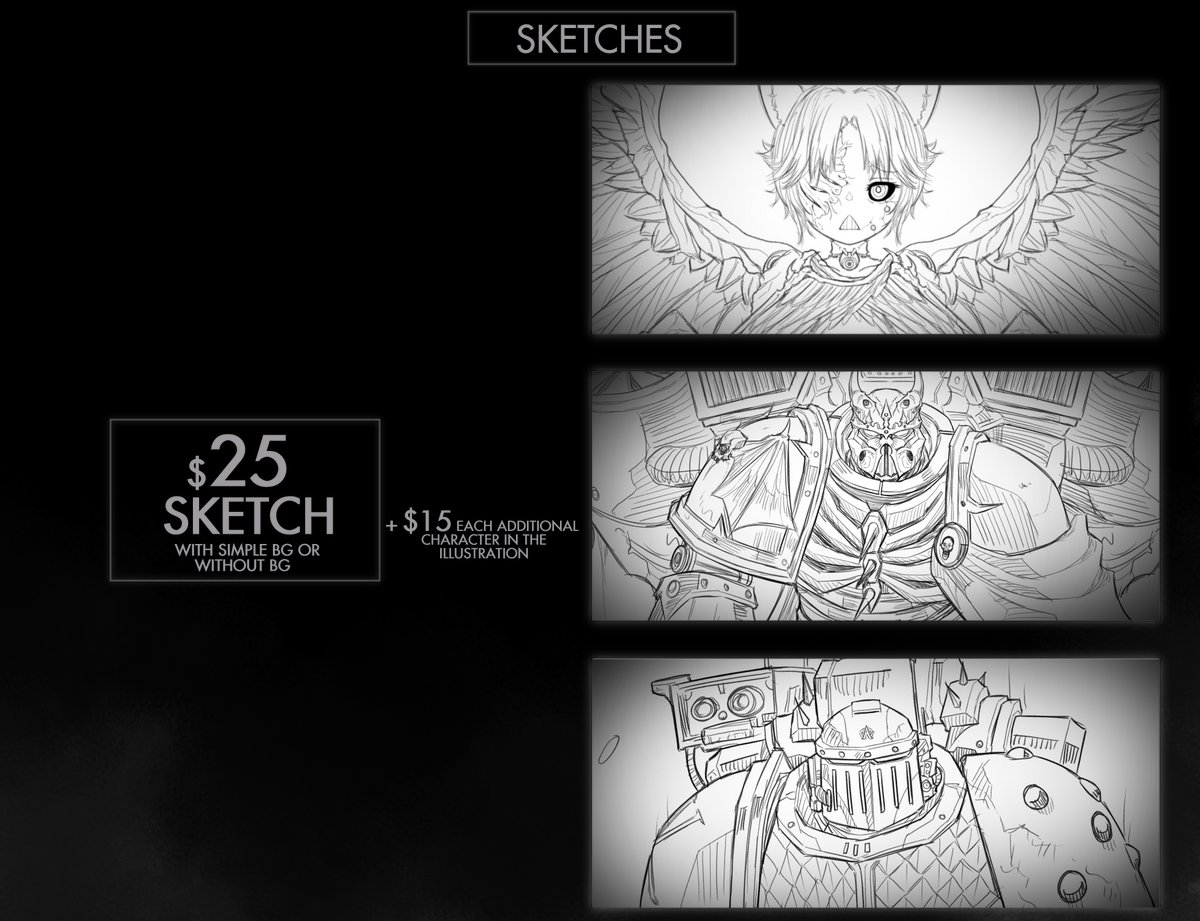 Kreuzer00's tweet image. ❗️I am opening commission for sketches only❗️
If interested DM here or my discord: kreuzer00