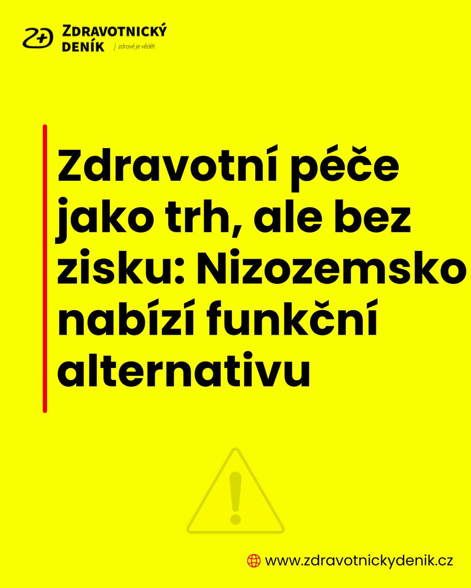 Nizozemsko jako vzor: zdravotnickydenik.cz/2025/06/zdravo…