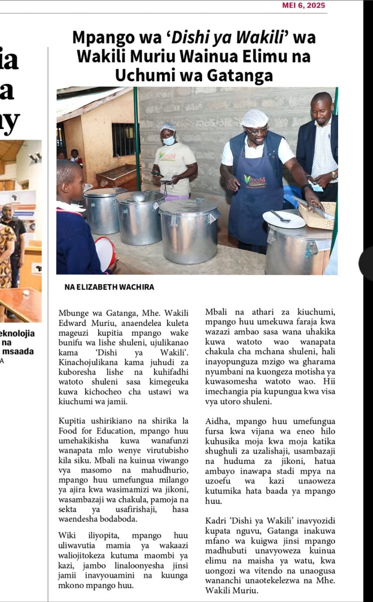 SamuelC00510010's tweet photo. Tap to Eat — Dishi ya Wakili boosts local opportunity:

✅ Chefs hired in each kitchen

✅ Servers employed to run operations

✅ Transporters contracted to deliver food supplies

✅ Farmers paid for local produce https://t.co/1WWD8ZIPkf