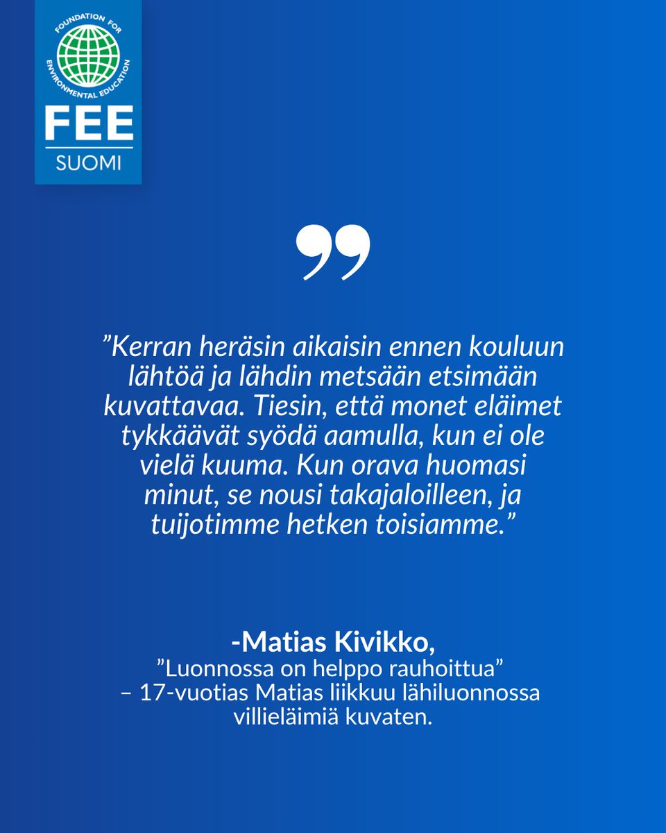 FEE Suomi tweet media