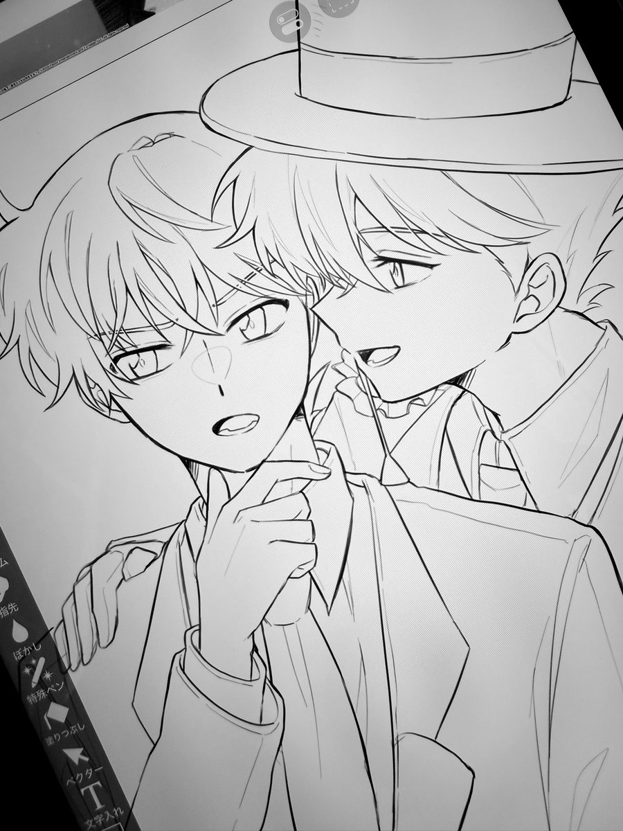 快新というかK新になった😇
もっと描きたいけど試合なのでここまで😮‍💨 