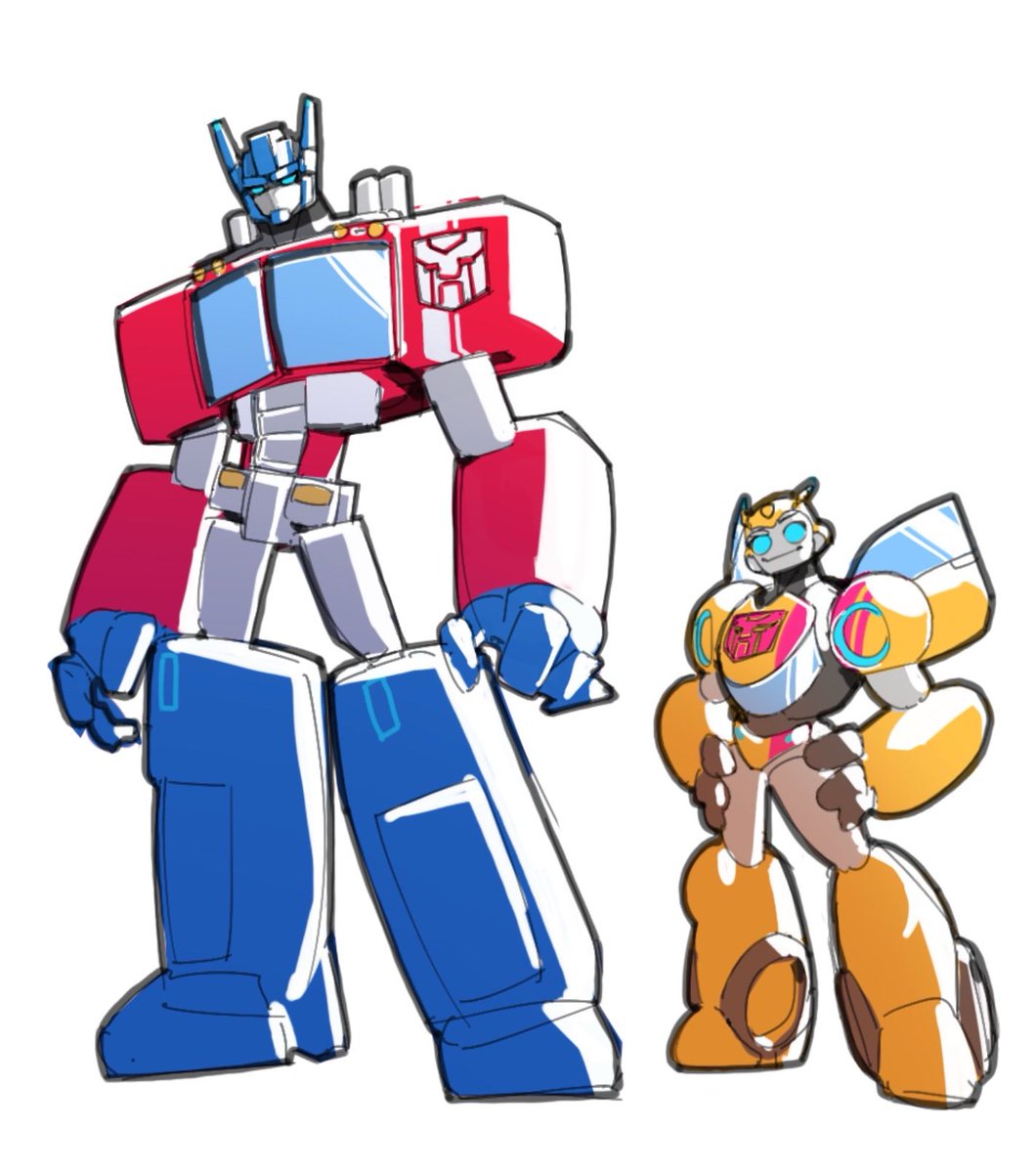 Divorced dad and autistic son combo goes hard. Anyways, these aren’t finalized designs but I wanted to get an idea of what they’ll look like in my verse!
#Transformers #fanart