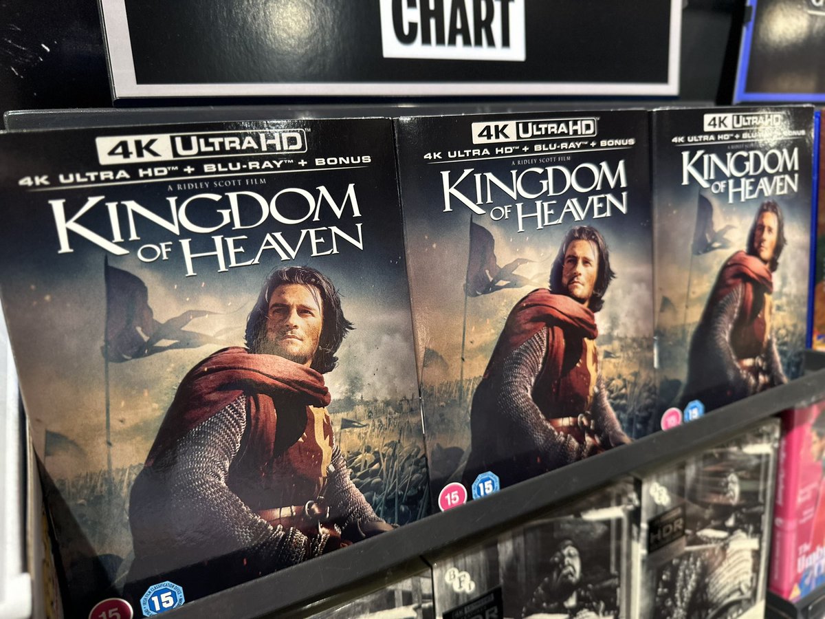 It’s new release Monday, we have a few offerings in-store today including:

- Dexter Original Sin
- Gangs of London Season 3
- Lioness Season 2
- Fear Below
- Polaris
- Kingdom Of Heaven 4K

#bluray #4k #hmv #hmvmansfield #newreleasemonday