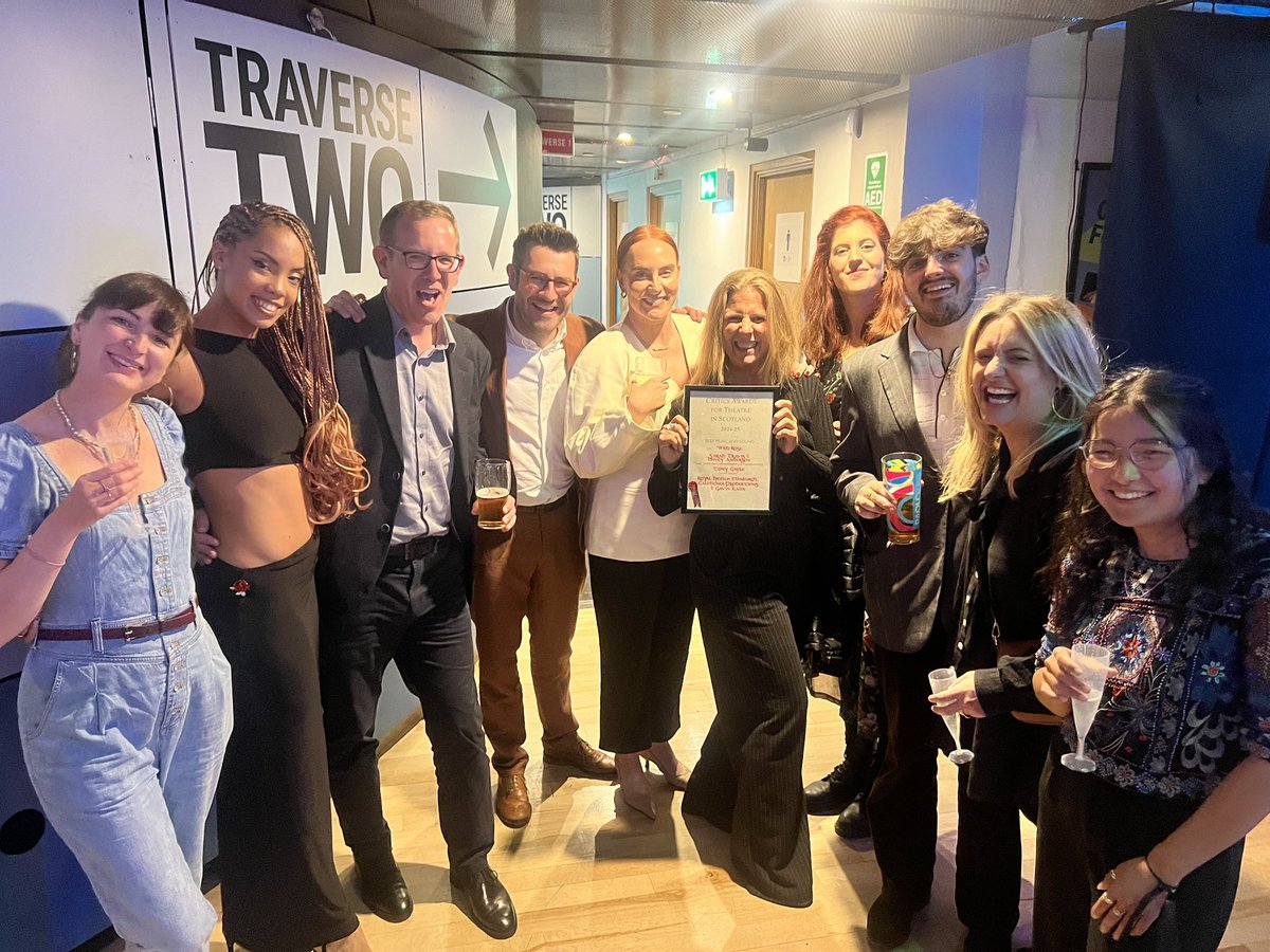 Thanks to the critics for a lovely day celebrating some of the fantastic Scottish theatre of the last year. Great to be back with some of the Wild Rose team and delighted to pick up the award for best music and sound - well earned! <a href="/lyceumedinburgh/">The Lyceum</a> <a href="/catsawards/">CATS Awards</a>