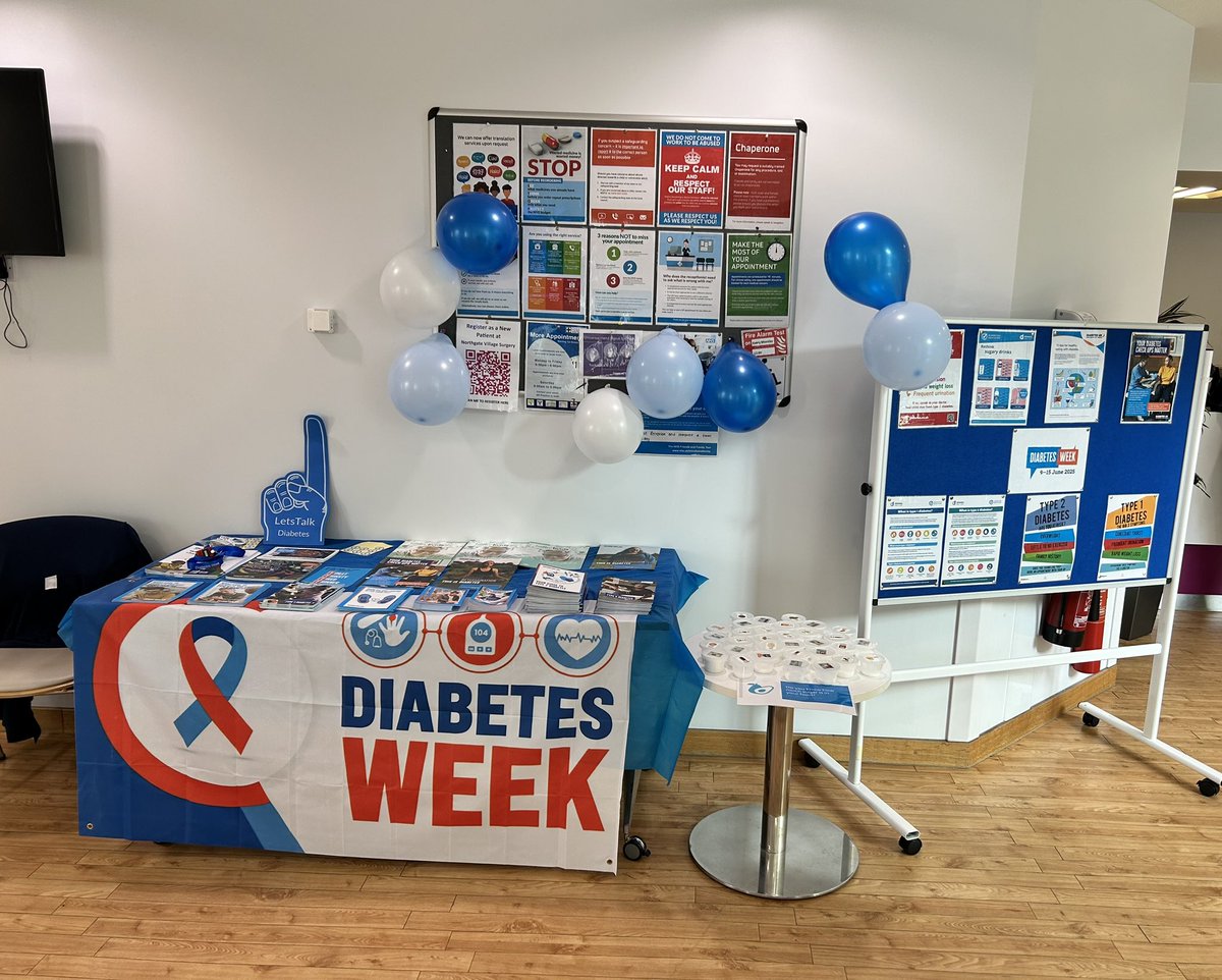 Christopher Morgan (@morgan1701a) on Twitter photo Diabetes team from <a href="/TheCountessNHS/">Countess of Chester Hospital NHS Foundation Trust</a> are at the north gate village and the elms practices in Chester today to raise awareness of diabetes in #diabetesweek <a href="/DiabetesUK/">Diabetes UK</a>
Come and say hello if passing Diabetes team from <a href="/TheCountessNHS/">Countess of Chester Hospital NHS Foundation Trust</a> are at the north gate village and the elms practices in Chester today to raise awareness of diabetes in #diabetesweek <a href="/DiabetesUK/">Diabetes UK</a>
Come and say hello if passing
