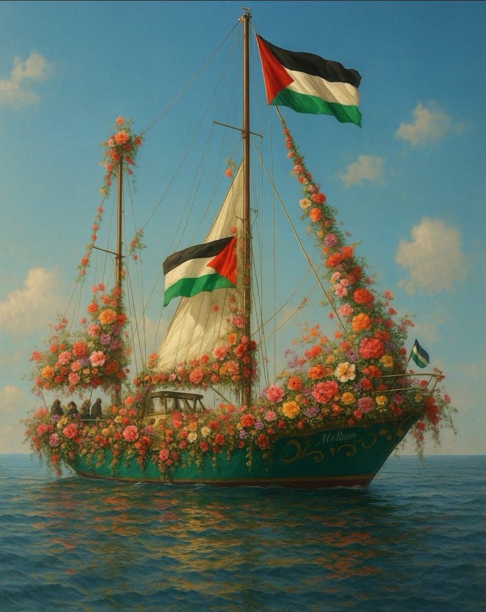 Madleen kendisi küçük misyonu büyük bir gemi🇯🇴
#WeAreMadlen