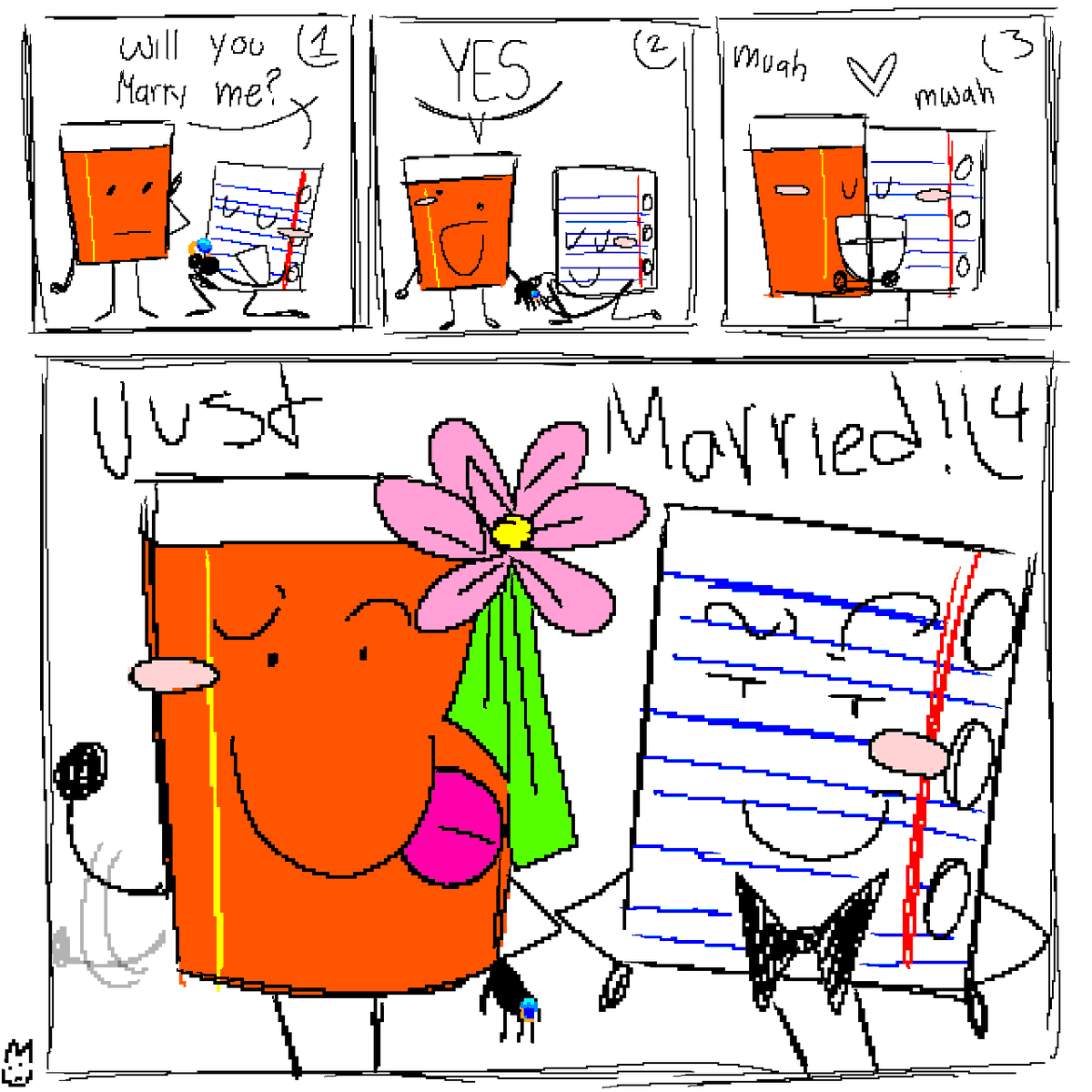 Tornthi's tweet image. Wow, so happy!

#OSC #ii #inanimateinsanity #art